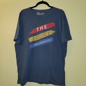 Men's Lucky Brand, The Police Blue Graphic T-Shirt Size XL